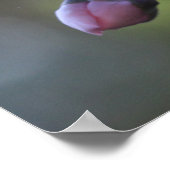 Blumenposter w Verse aus der Deuteronomie 31:6 Poster (Ecke)