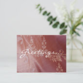 Blumenpostkarte - individuell anpassbar postkarte (Stehend Vorderseite)