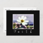 Blumenpostkarte Postkarte (Vorne/Hinten)