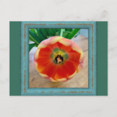 Blumenpostkarte Postkarte (Vorderseite)