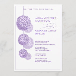 BlumenPracht-Hochzeits-Einladung Einladung