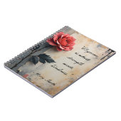 Blumenpracht  notizblock (Linke Seite)