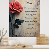 Blumenpracht  poster (Küche)