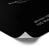 Blumenpreisliste Poster (Ecke)