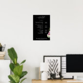 Blumenpreisliste Poster (Heimbüro)