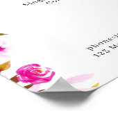 Blumenpreisliste Poster (Ecke)