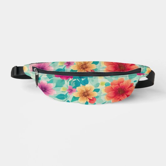Blumenprint Cut-Sew-Bauchtasche Bauchtasche (Vorderseite)