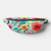 Blumenprint Cut-Sew-Bauchtasche Bauchtasche (Ablage )