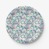 Blumenprint Pappteller (Vorderseite)
