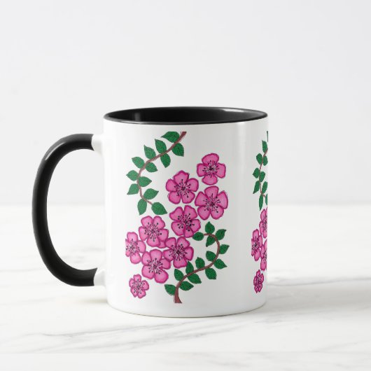 Blumenprint-Tasse Tasse (Links)