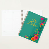 Blumenprint Teal Planer (Anzeige)