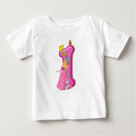 Blumenprinzessin Erste Geburtstagskandle T - Shirt