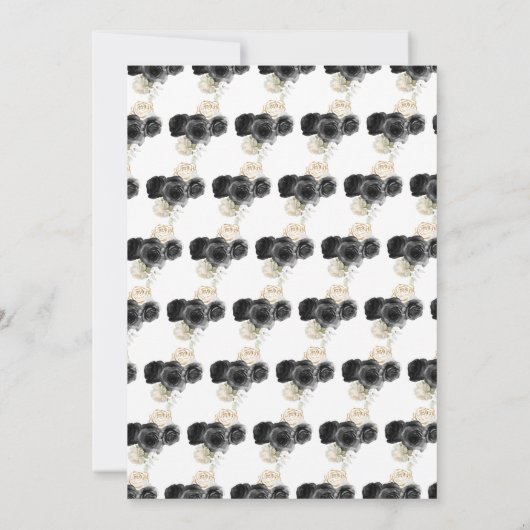 BlumenPrinzessin im Schwarzwald 16 . Geburtstag Einladung (Rückseite)