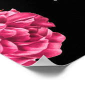 Blumenprop-Hochzeit-Selfie-Foto-Rahmen Poster (Ecke)