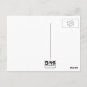 Blumenquitte denken an Sie Postkarte (Rückseite)