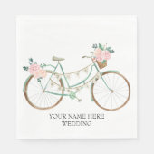 Blumenrad Boho Wedding Serviette (Vorderseite)