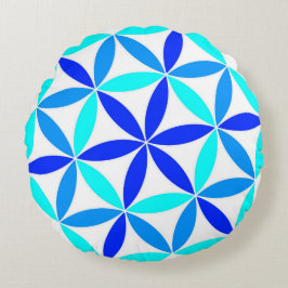 Blumenrad Rundes Kissen