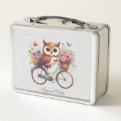 Blumenradkiste Metall Brotdose (Rückseite)