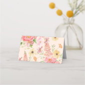 Blumenrahmbutter Hochzeitstisch Platzkarte (Rückseite)