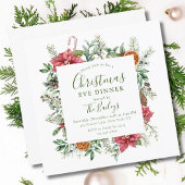 Blumenrahmen | Abendessen Einladung