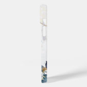 Blumenrahmen, Aquamarine Grafik, Mandala Case-Mate iPhone Hülle (Rückseite / Links)