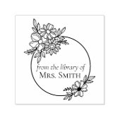 Blumenrahmen aus der Bibliothek Permastempel (Design)