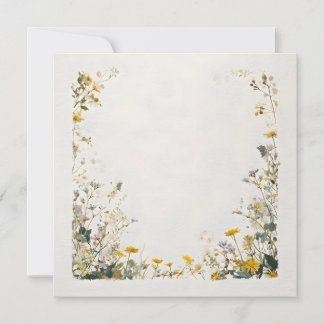 Blumenrahmen-Design – Elegante Botanik Save The Date
