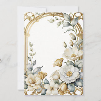 Blumenrahmen Einladung