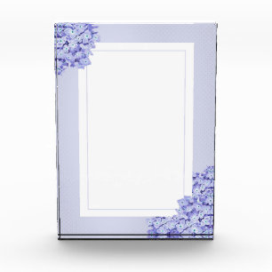 Blumenrahmen-Foto Fotoblock
