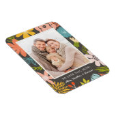 Blumenrahmen-Foto Magnet (Rechte Seite)