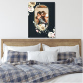 Blumenrahmen Foto Personalisiert Leinwanddruck (Insitu (Schlafzimmer))
