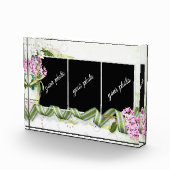 Blumenrahmen Fotoblock (Rechts)