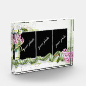 Blumenrahmen Fotoblock (Links)