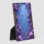 Blumenrahmen Fotoplatte (Seite)