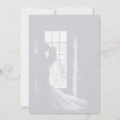 Blumenrahmen für Wasserfarben Einladung (Rückseite)