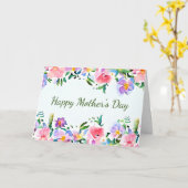 Blumenrahmen für Wasserfarben Karte (Gelbe Blume)