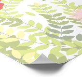 Blumenrahmen gut kennenlernen Neurodität Poster (Ecke)