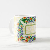 Blumenrahmen Kaffeetasse (Vorderseite Links)