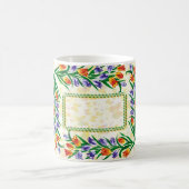 Blumenrahmen Kaffeetasse (Mittel)