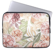 Blumenrahmen Laptopschutzhülle (Vorderseite)