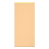 Blumenrahmen mit pfirsichfarbenen Blume Hochzeitsk Werbekarte (Hinten)