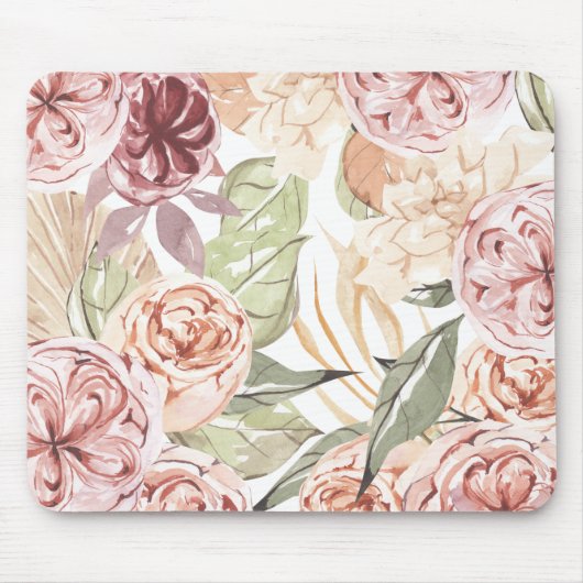 Blumenrahmen Mousepad (Vorne)