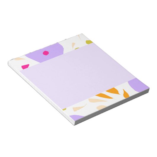 Blumenrahmen Notizblock (angewinkelt)