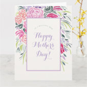 Blumenrahmen-Party Einladung (Gelbe Blume)