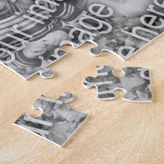 Blumenrahmen Personalisiert hinzufügen Foto hinzuf Puzzle (Seite)