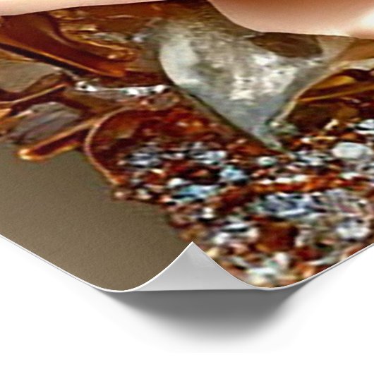 Blumenrahmen Poster (Ecke)