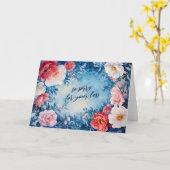 Blumenrahmen SORRY FÜR VERLUSTE CUSTOM Condolences Karte (Gelbe Blume)