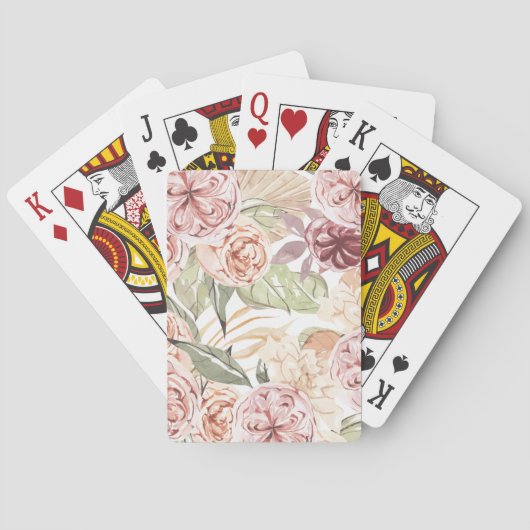 Blumenrahmen Spielkarten (Rückseite)