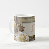 Blumenrahmen-Tasse Kaffeetasse (Vorderseite Links)