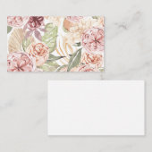 Blumenrahmen Visitenkarte (Vorne/Hinten)